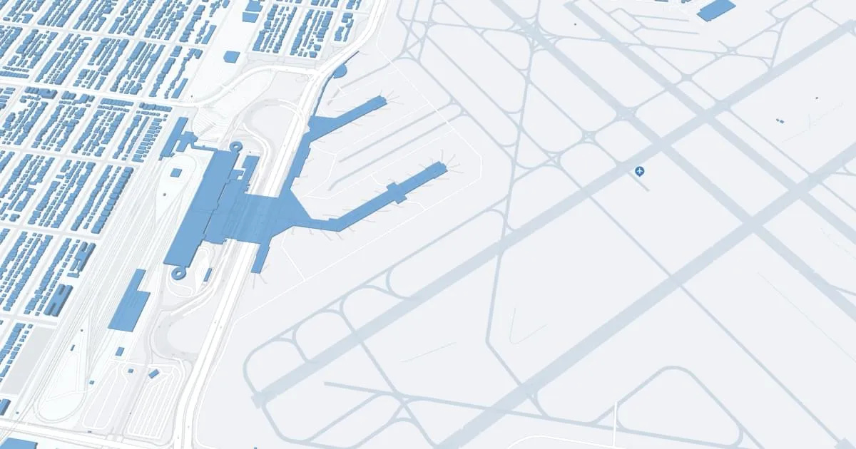 Chicago Midway International Airport (MDW) Map