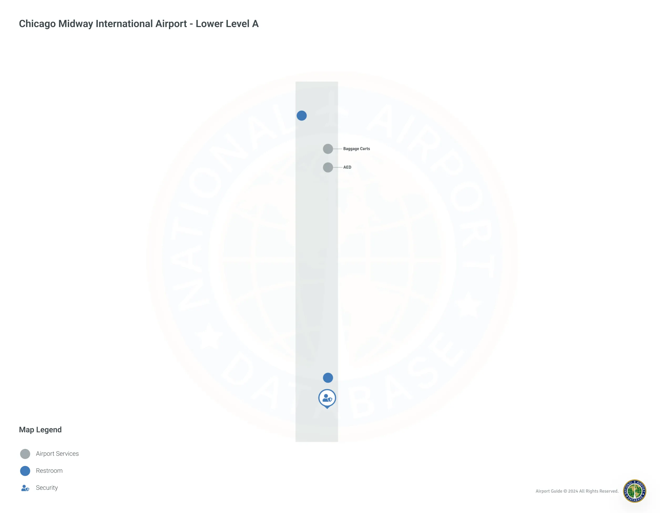 MDW Terminal Level 2 map