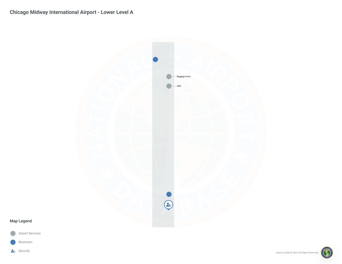 MDW Terminal Level 2 map