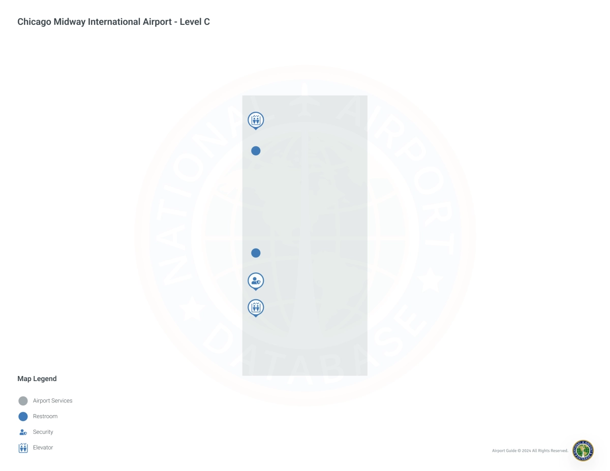 MDW Terminal Level 3 map