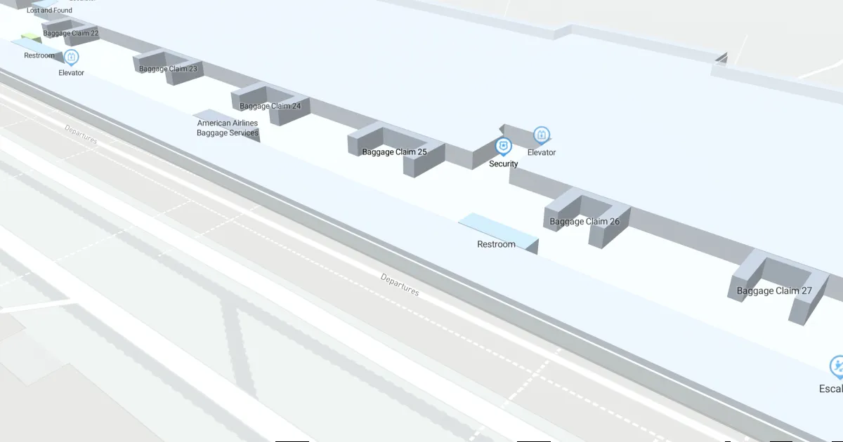 Miami International Airport North Terminal Map