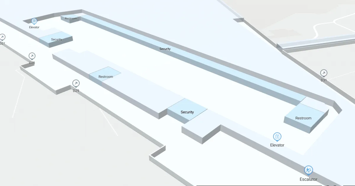 Miami International Airport North Terminal Map