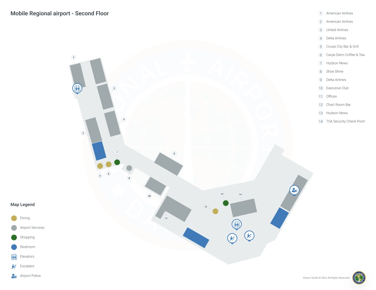 MOB Terminal / Level 2 Map