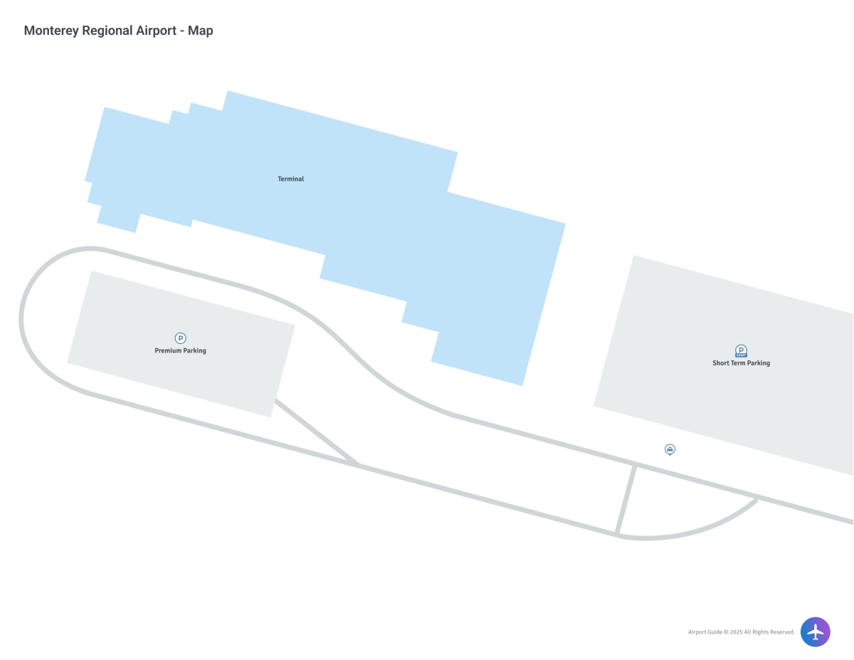 Monterey Regional Airport (MRY) Map