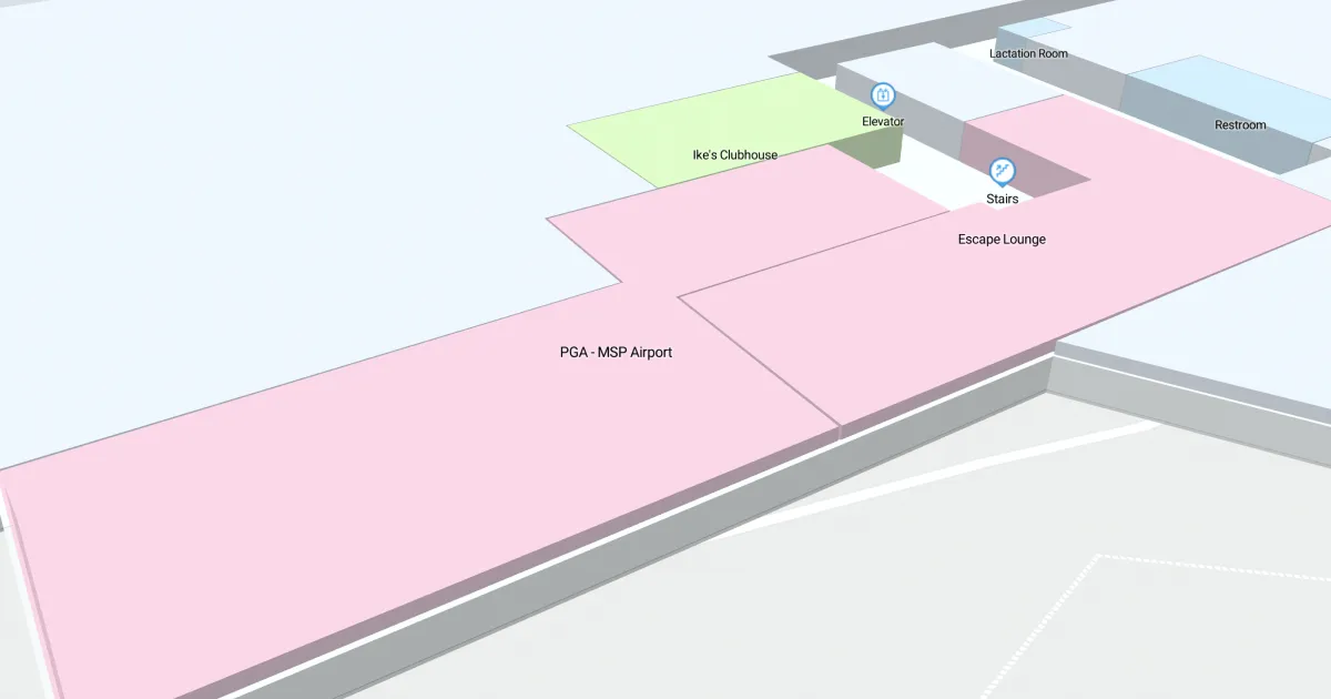 MSP Terminal 1 Level 3 Interactive map
