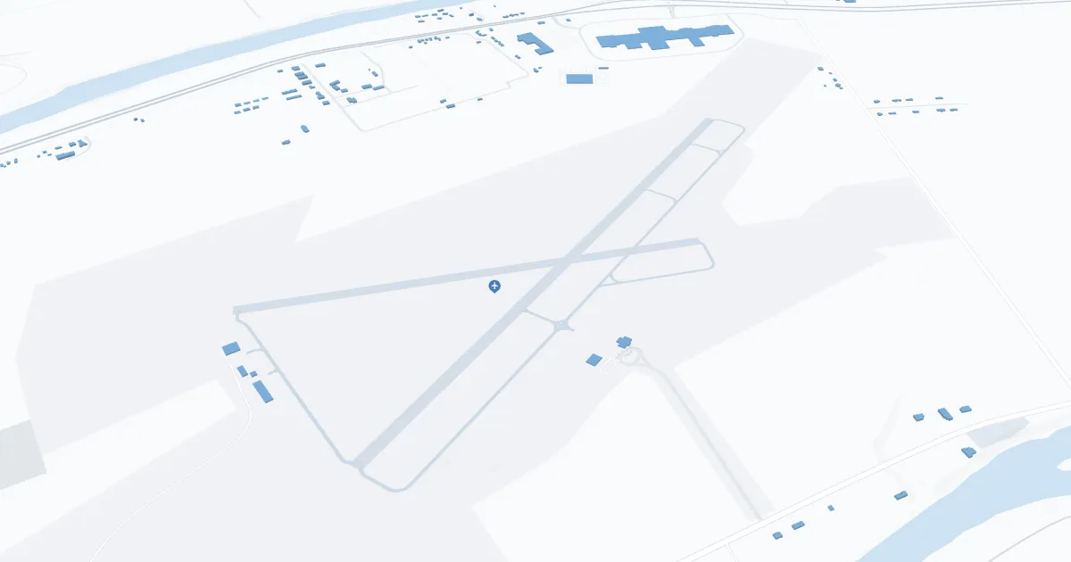 Massena International Airport-Richards Field (MSS) Map