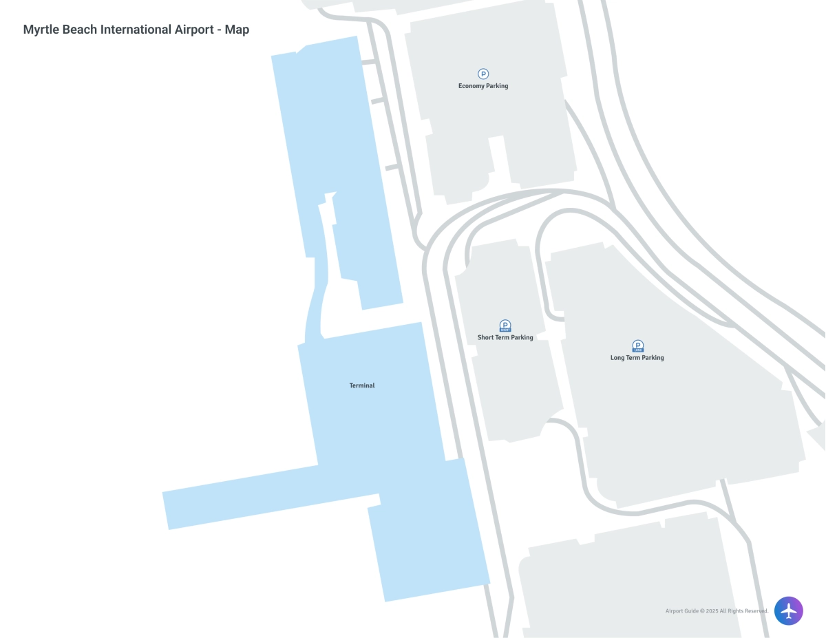 Myrtle Beach International Airport (MYR) Map