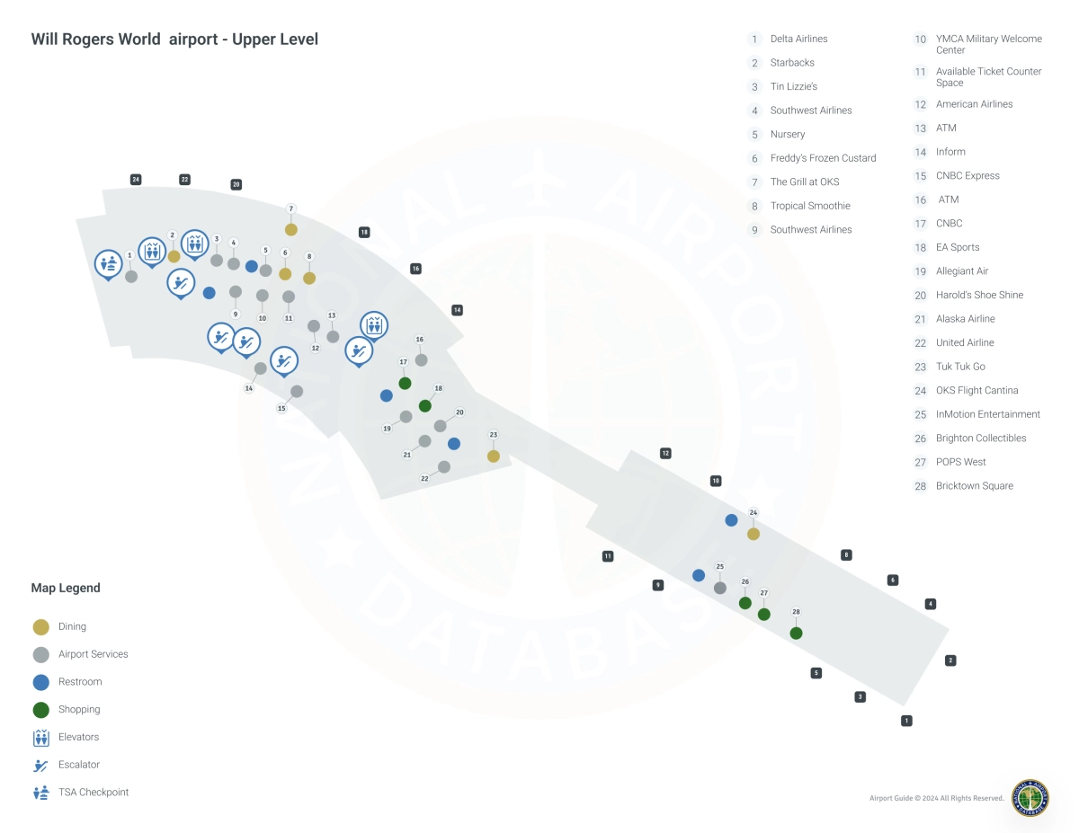 OKC Terminal / Level 2 Map