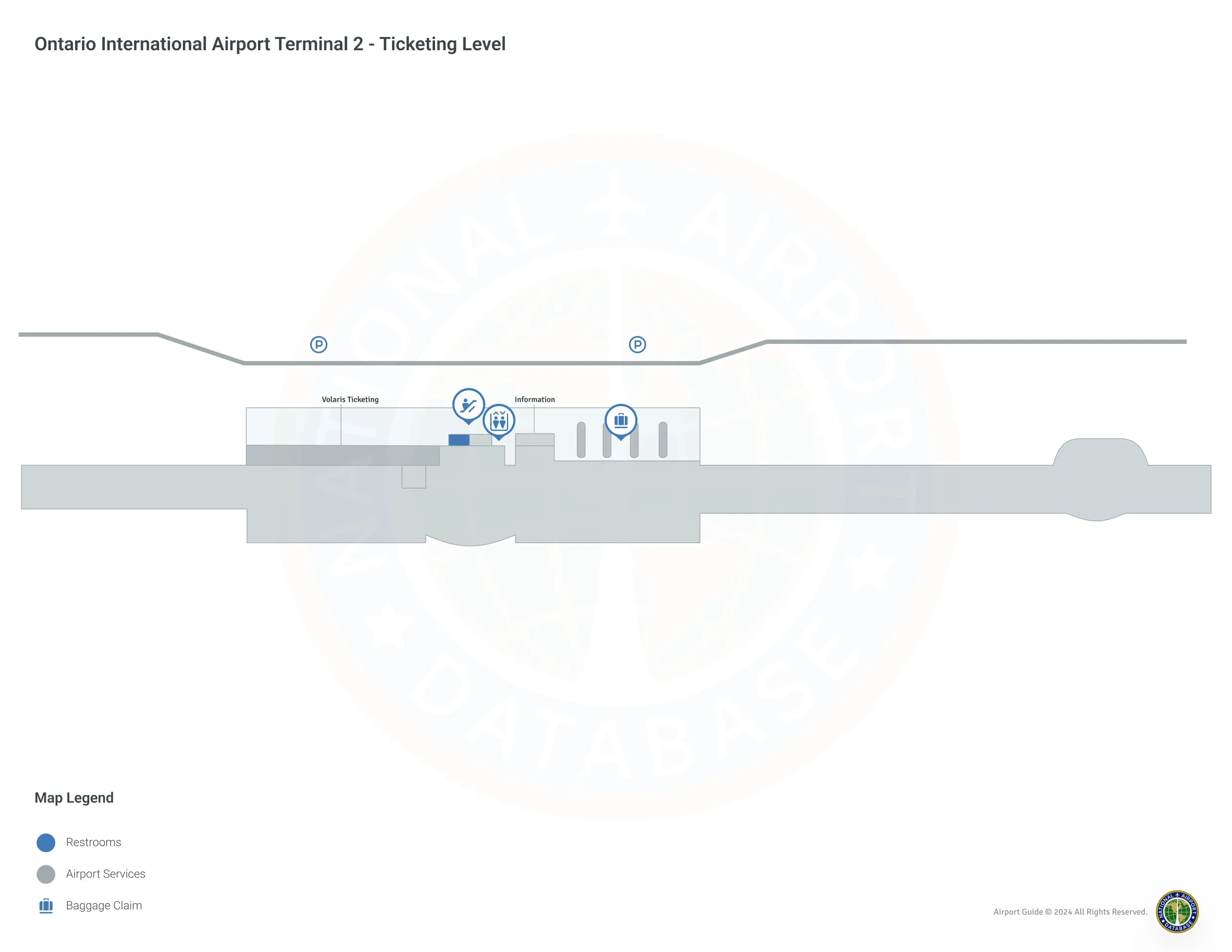 ONT Terminal 2 / Level 2 Map