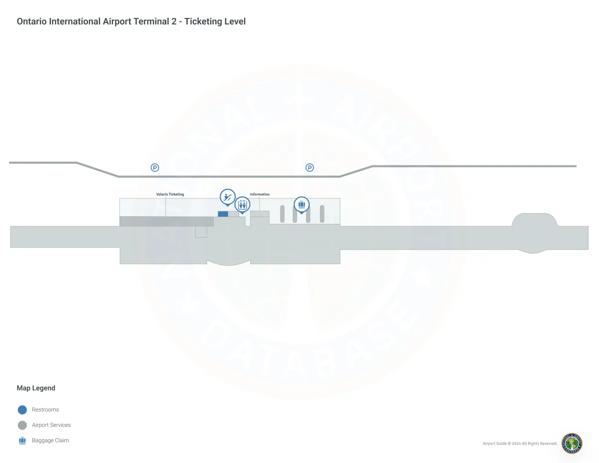 ONT Terminal 2 Level 2 map