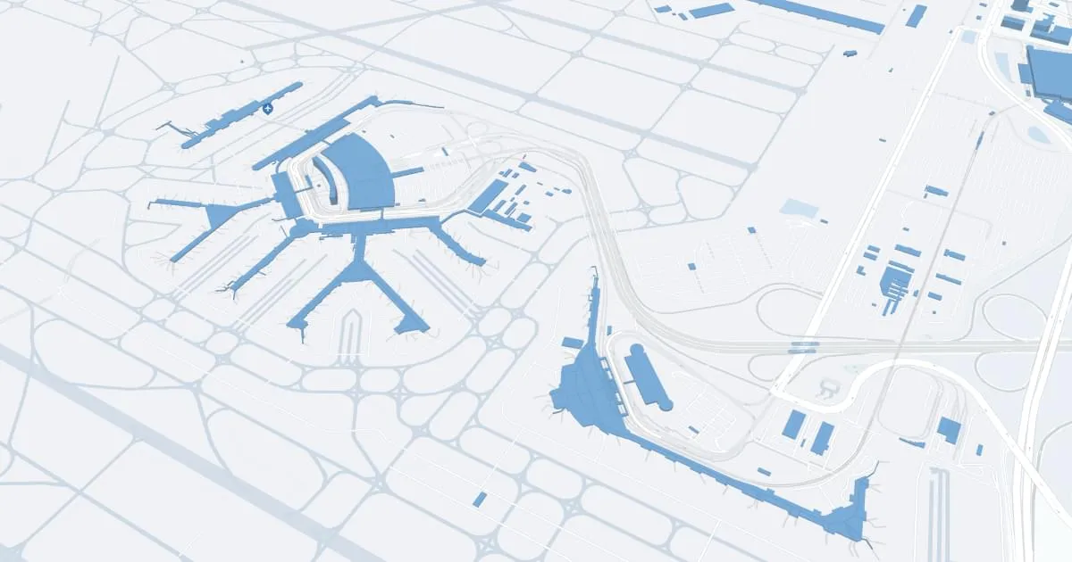 Chicago O'Hare International Airport (ORD) Map