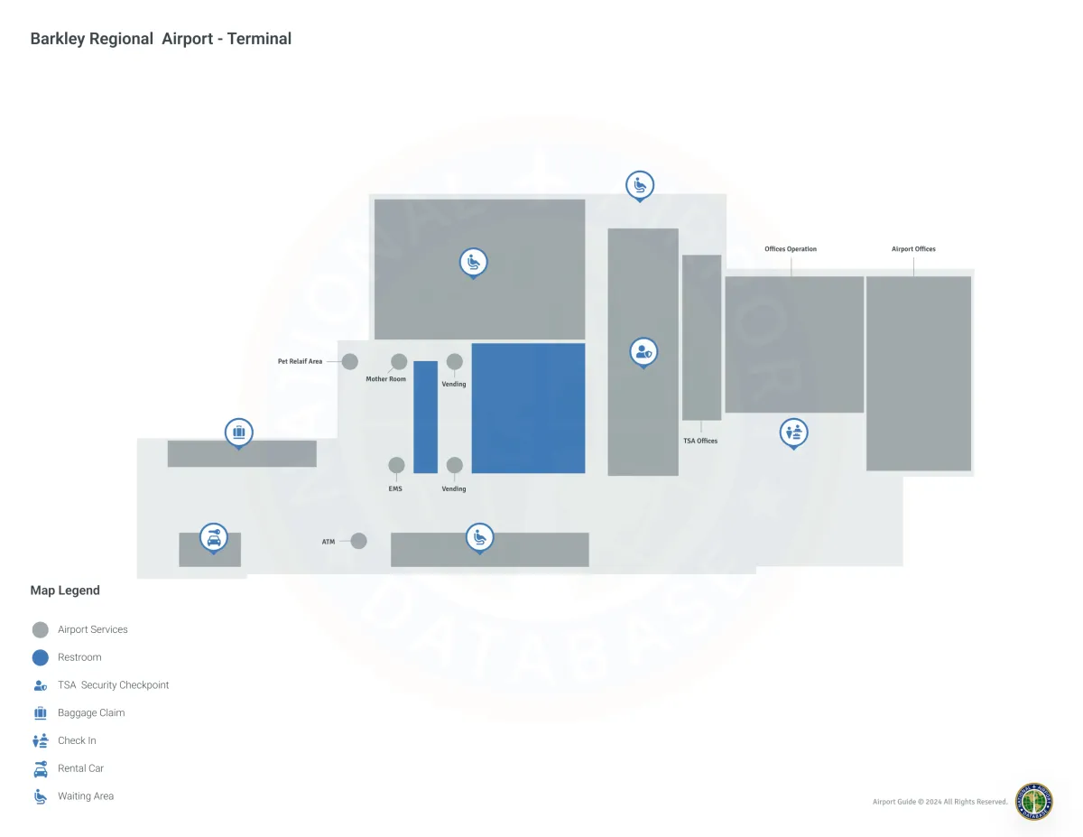 PAH Terminal / Level 1 Map