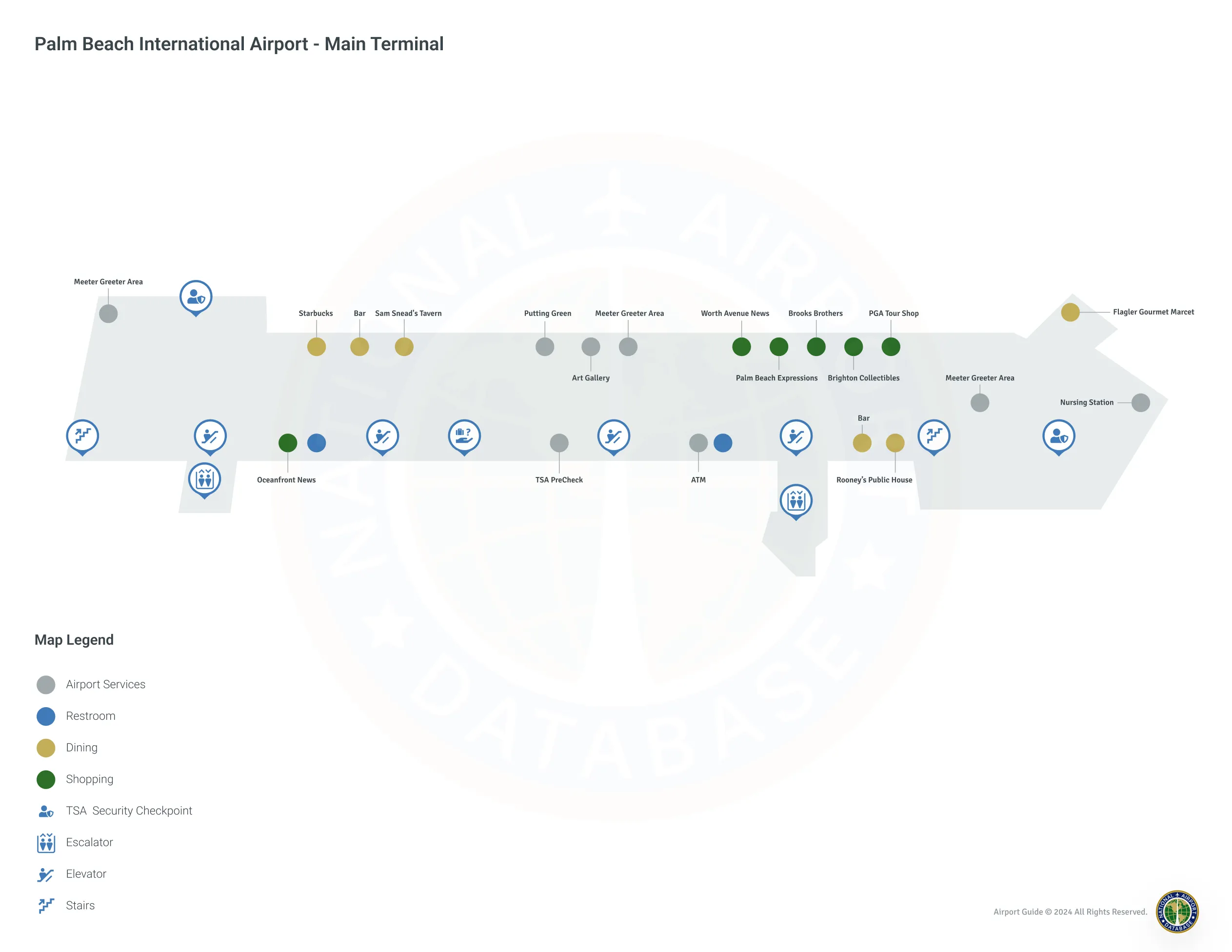 PBI Terminal Level 2 map