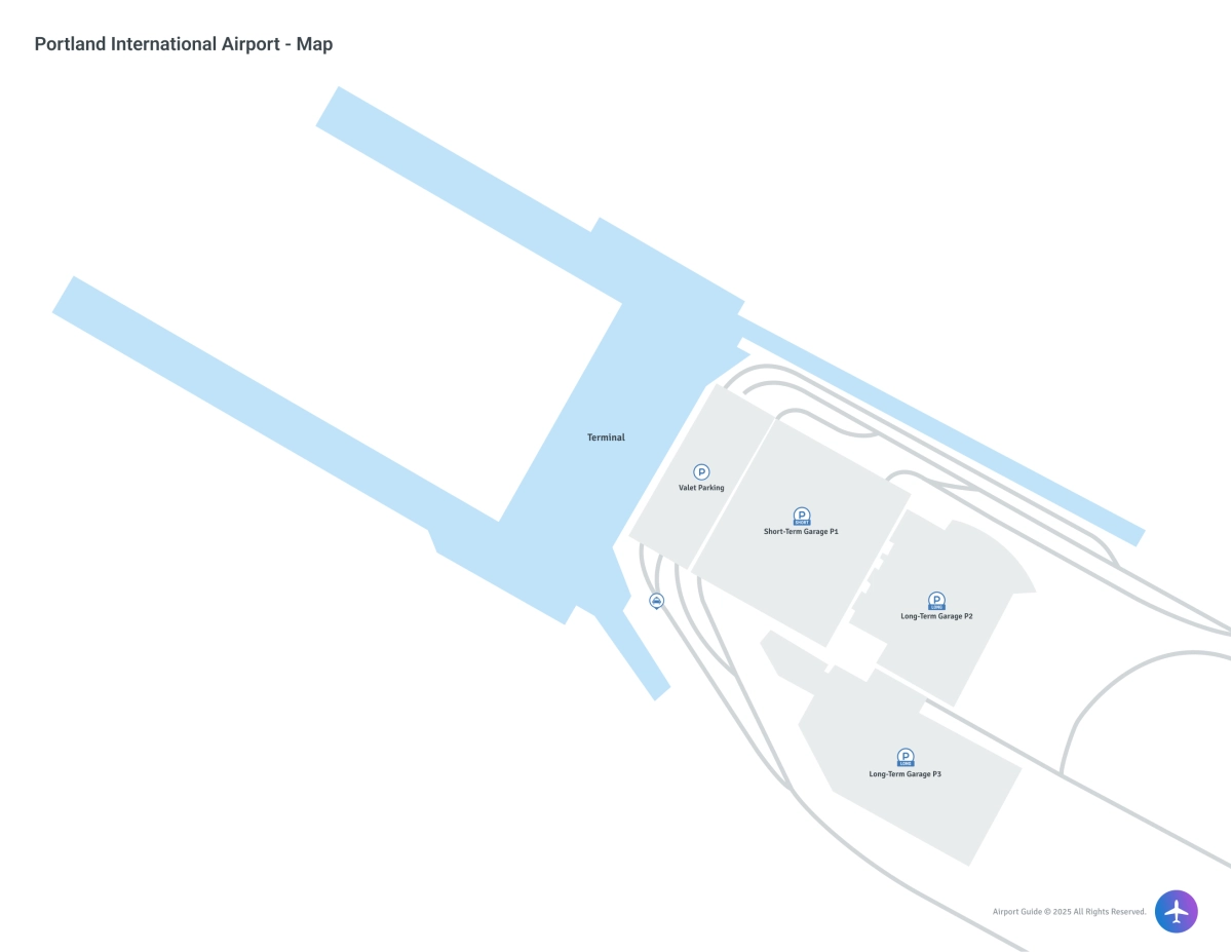 Portland International Airport (PDX) Map