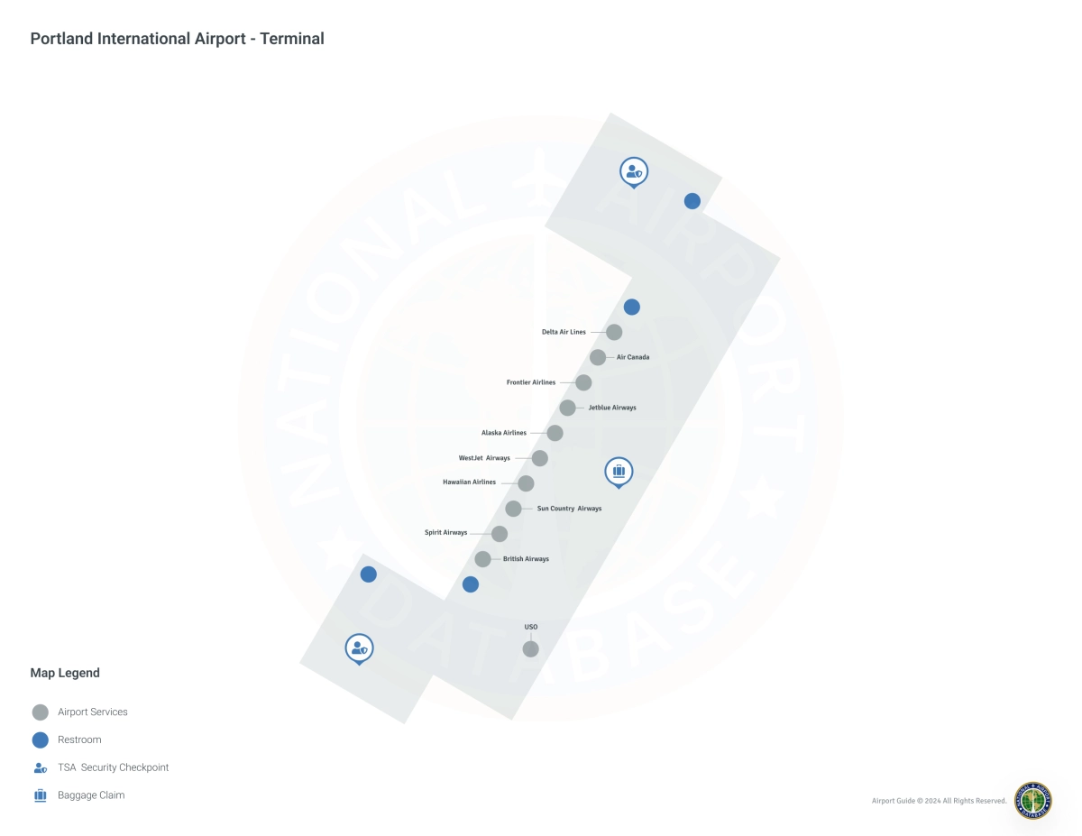 PDX Terminal / Level 1 Map