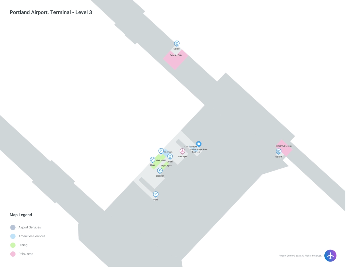 PDX Terminal / Level 3 Map