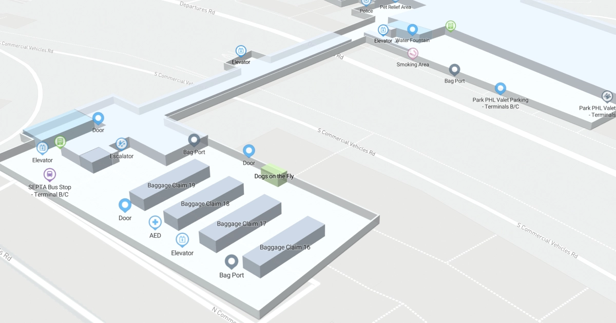 Philadelphia International Airport Terminal C Map