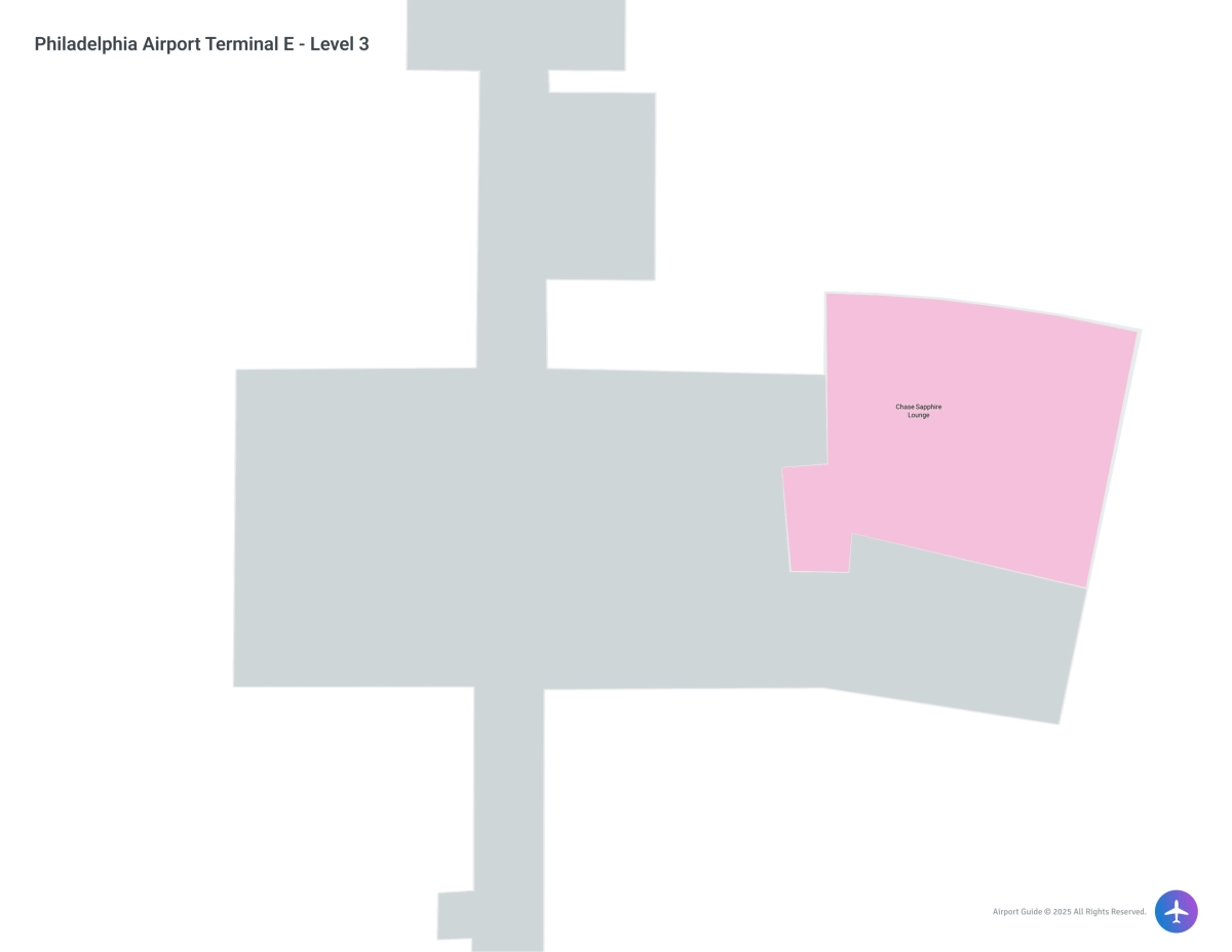 PHL Terminal E / Level 3 Map