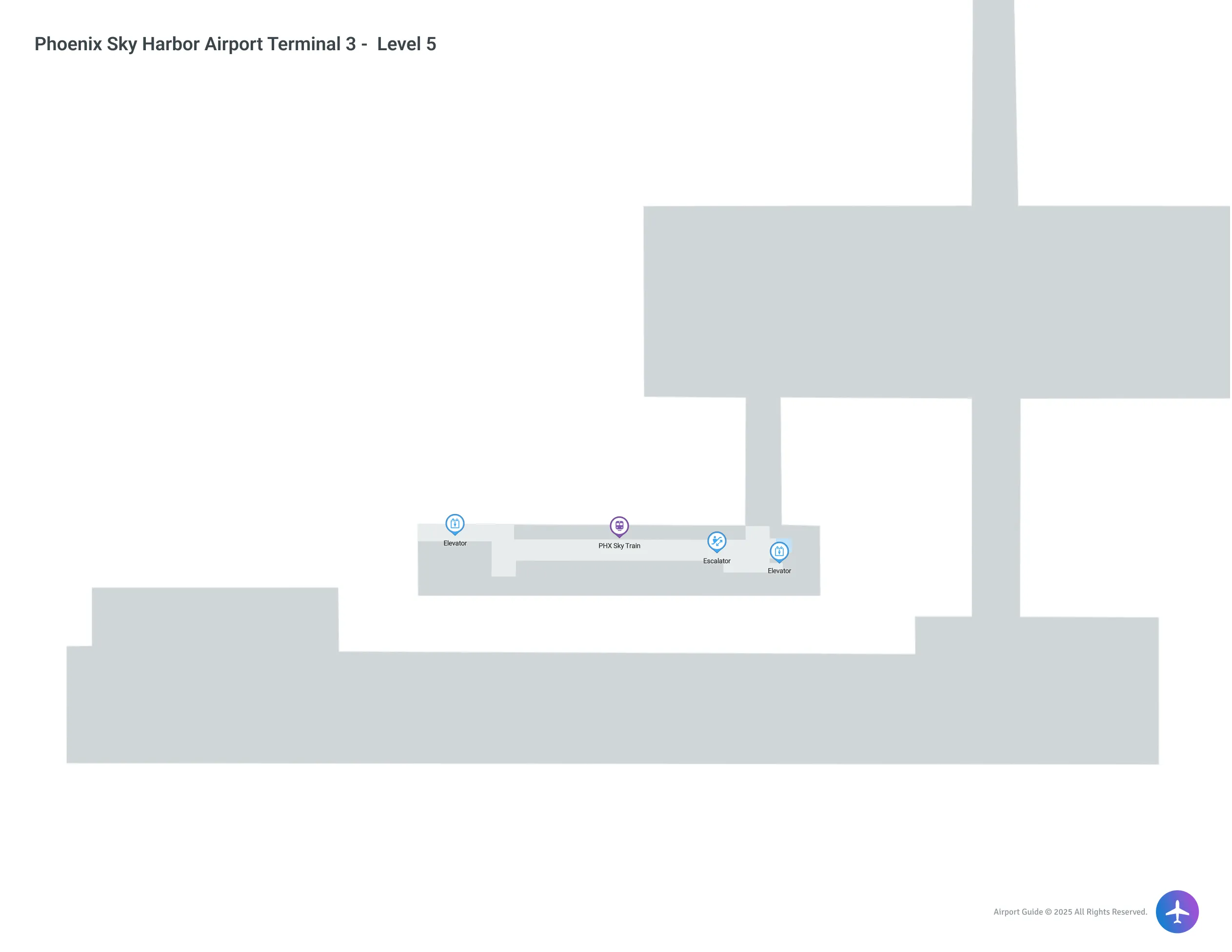 PHX Terminal 3 / Level 5 Map