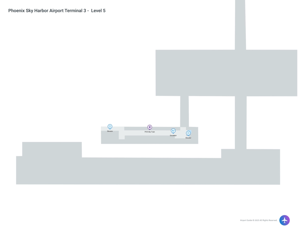 PHX Terminal 3 / Level 5 Map