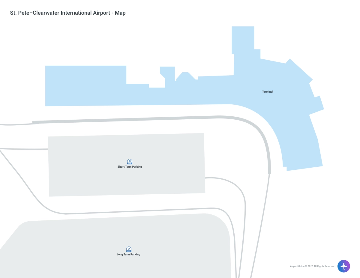 St Pete-Clearwater International Airport (PIE) Map