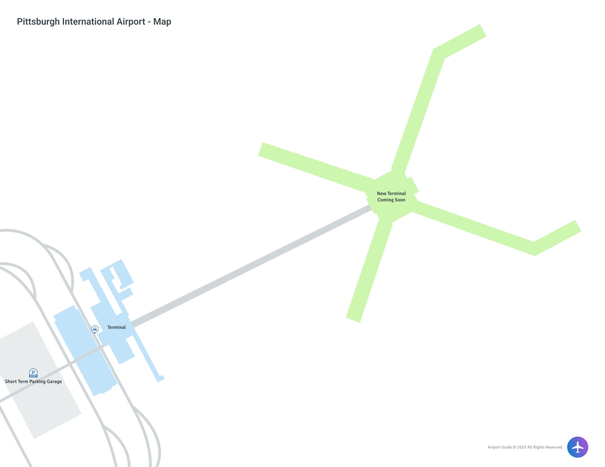 Pittsburgh International Airport (PIT) Map