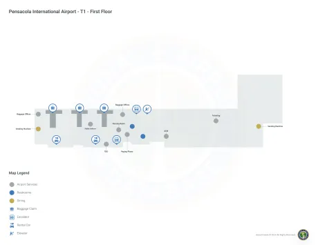 PNS Airport Terminal Map