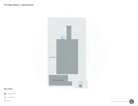 PSC Airport Terminal 2 Map