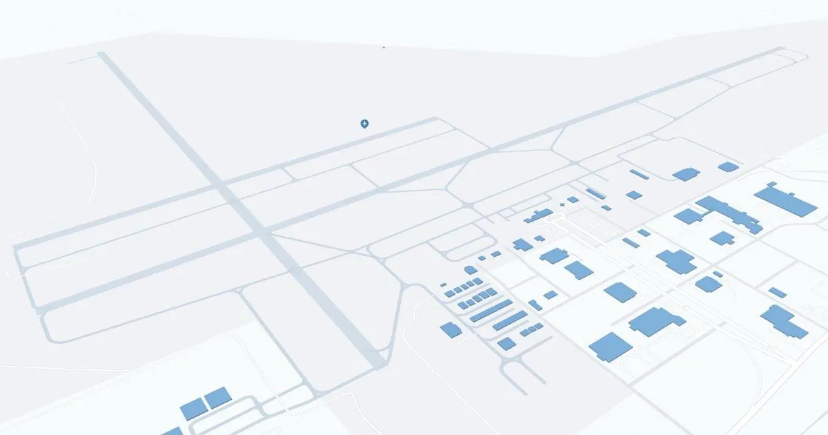 Pueblo Memorial Airport (PUB) Map