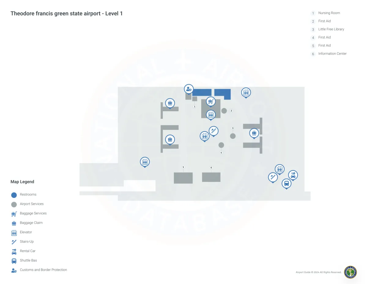 PVD Terminal / Level 1 Map