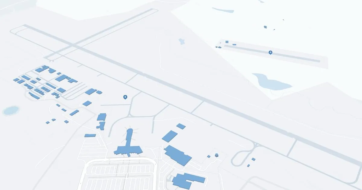 Rapid City Regional Airport (RAP) Map