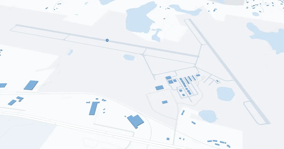 Rhinelander-Oneida County Airport (RHI) Map