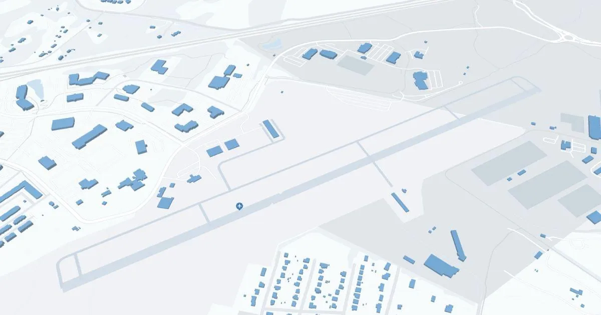 Roanoke-Blacksburg Regional Airport/Woodrum Field (ROA) Map