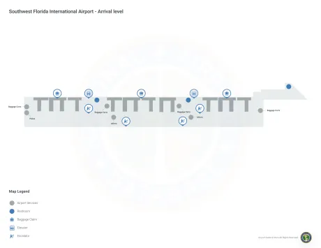 RSW Airport Terminal Map