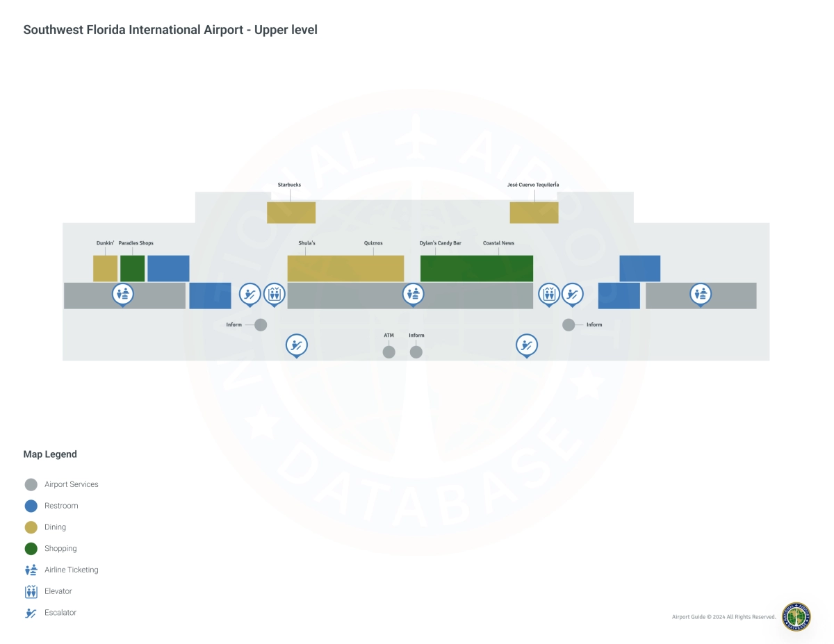 RSW Terminal Level 2 map