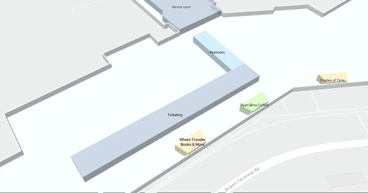 SAN Terminal 1 Level 2 Interactive map