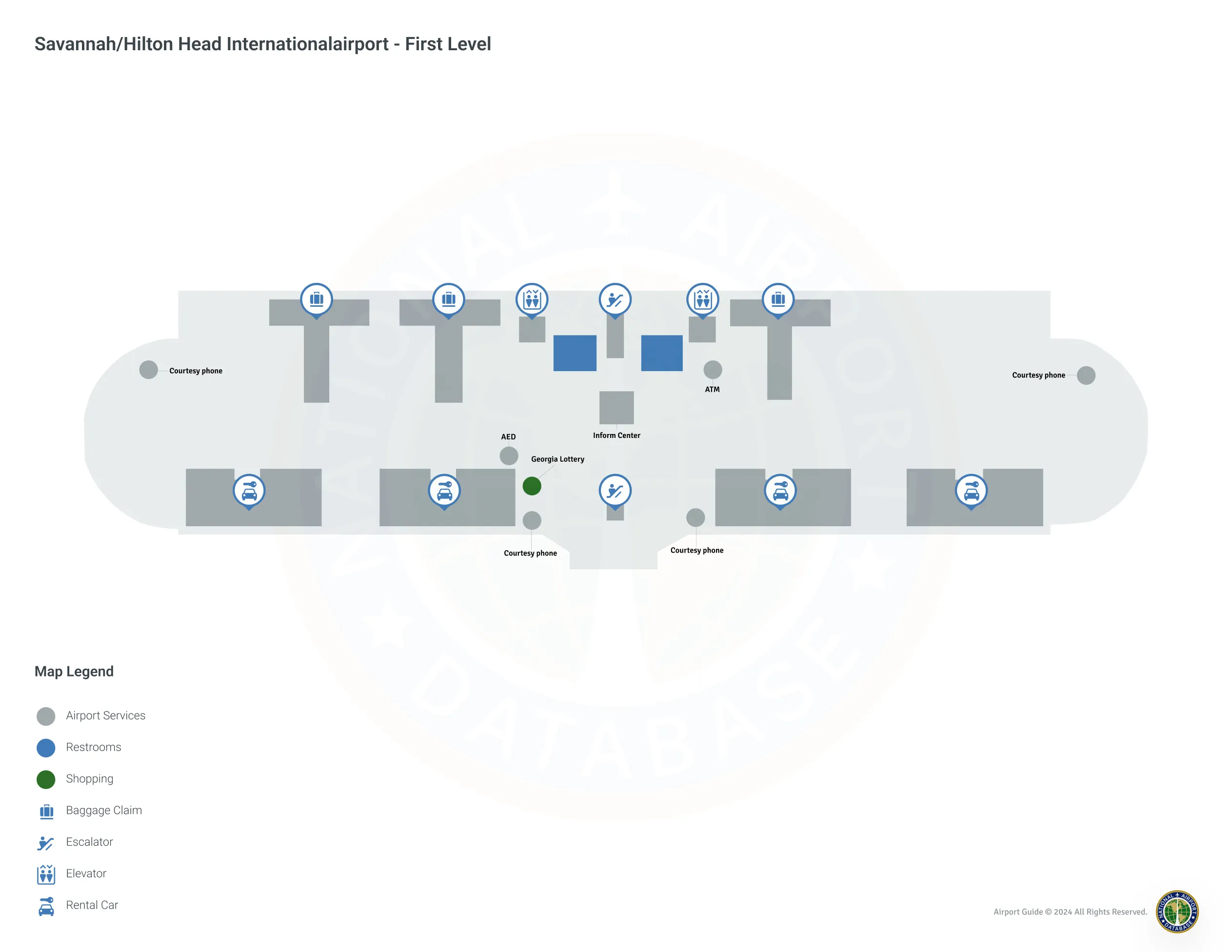 SAV Terminal / Level 1 Map
