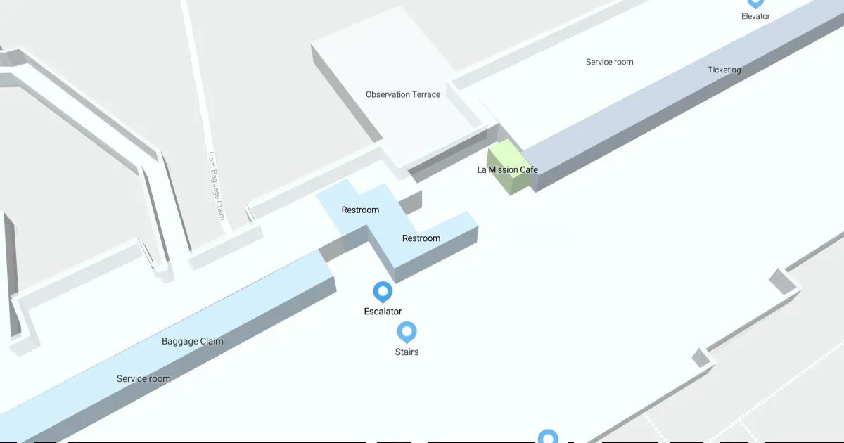 SBA Terminal Level 1 Interactive map