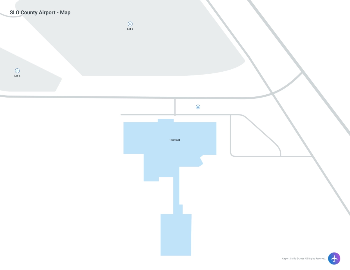 San Luis Obispo County Regional Airport-McChesney Field (SBP) Map