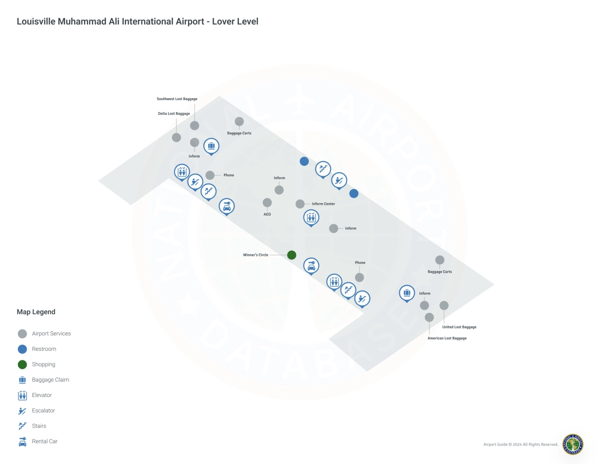 SDF Terminal / Level 1 Map