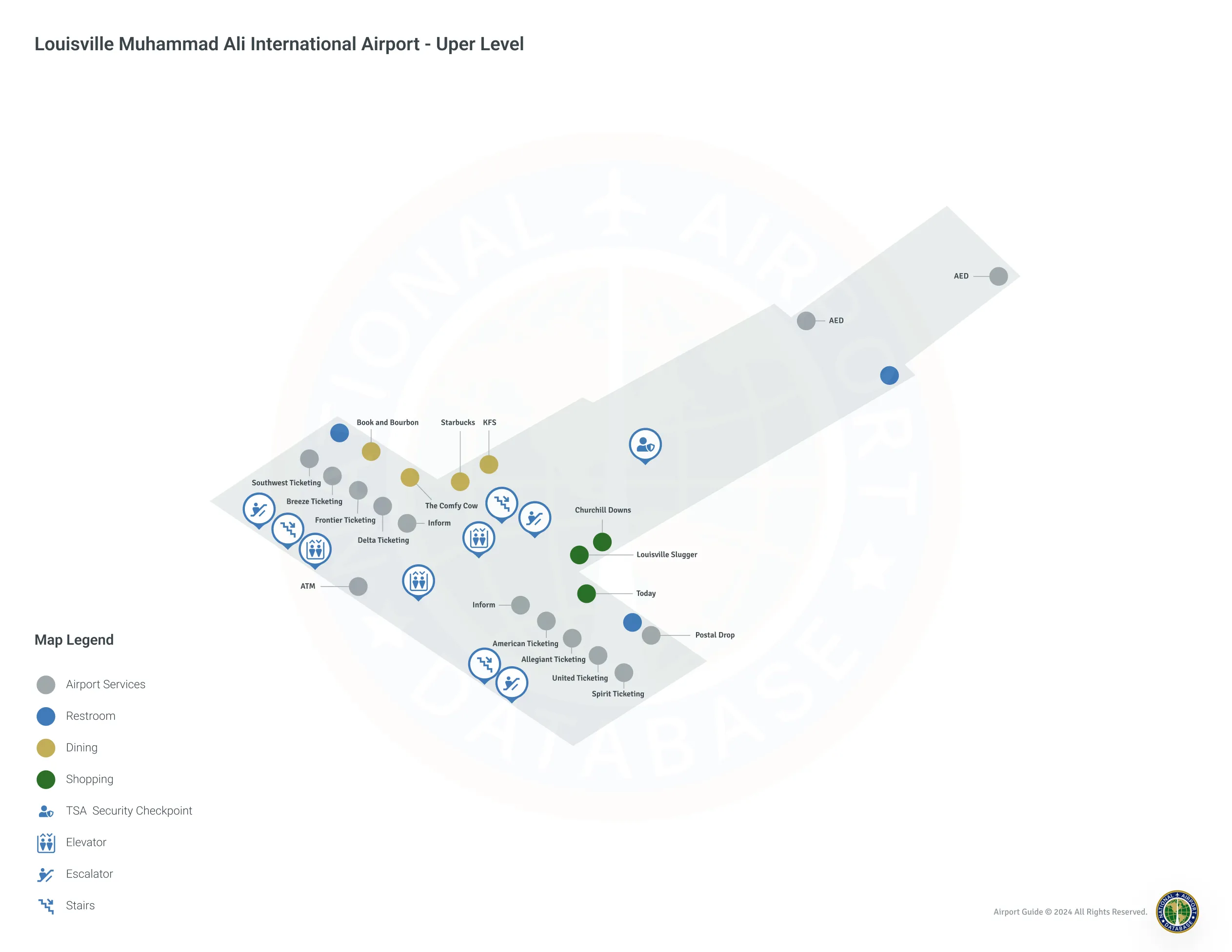 SDF Terminal Level 2 map
