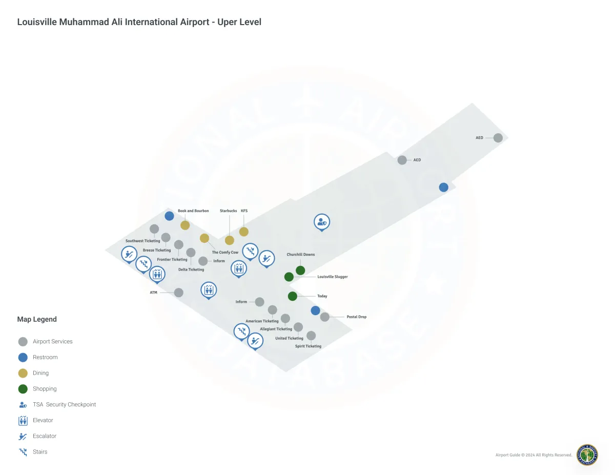SDF Terminal / Level 2 Map