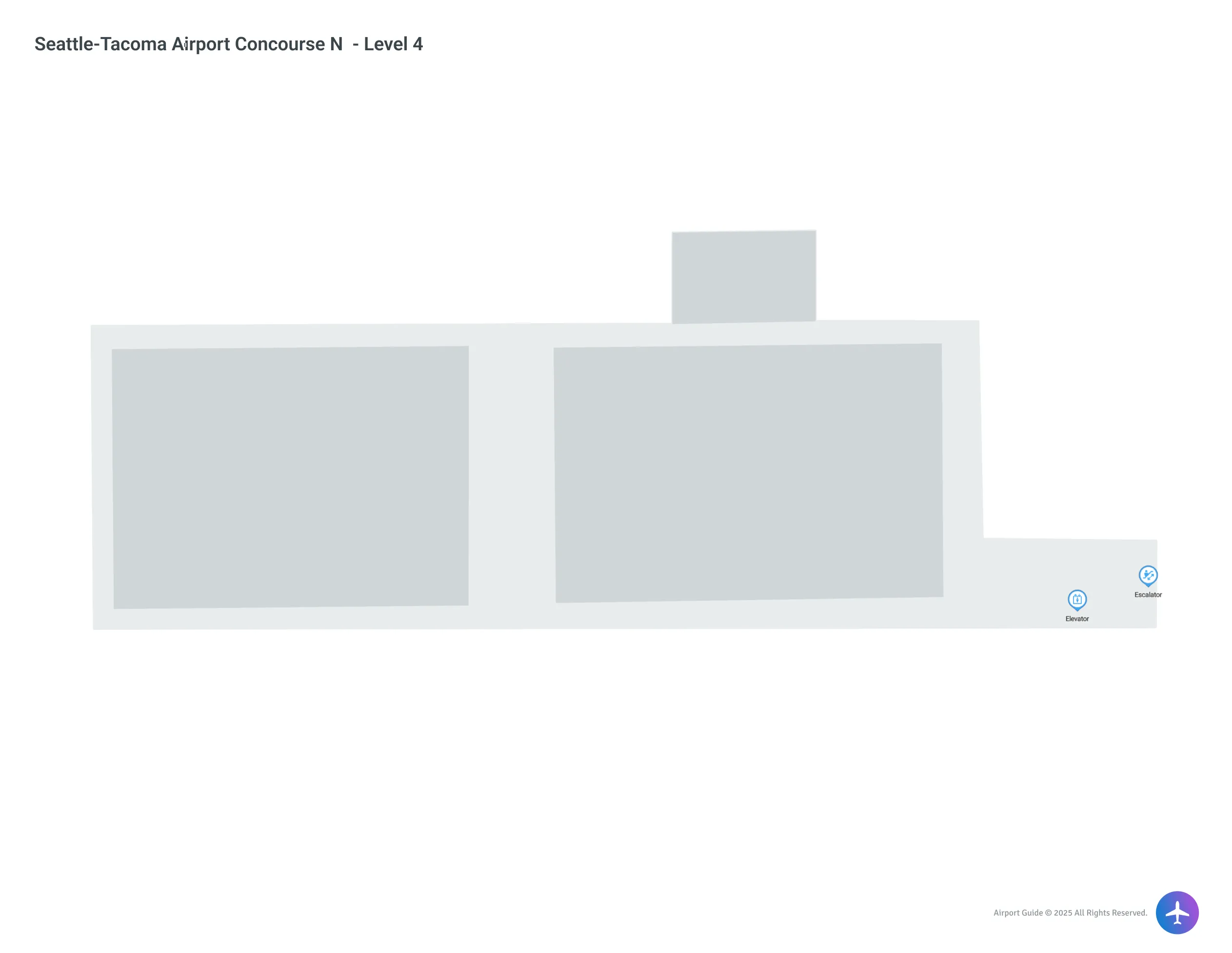 SEA Concourse S Level 4 map