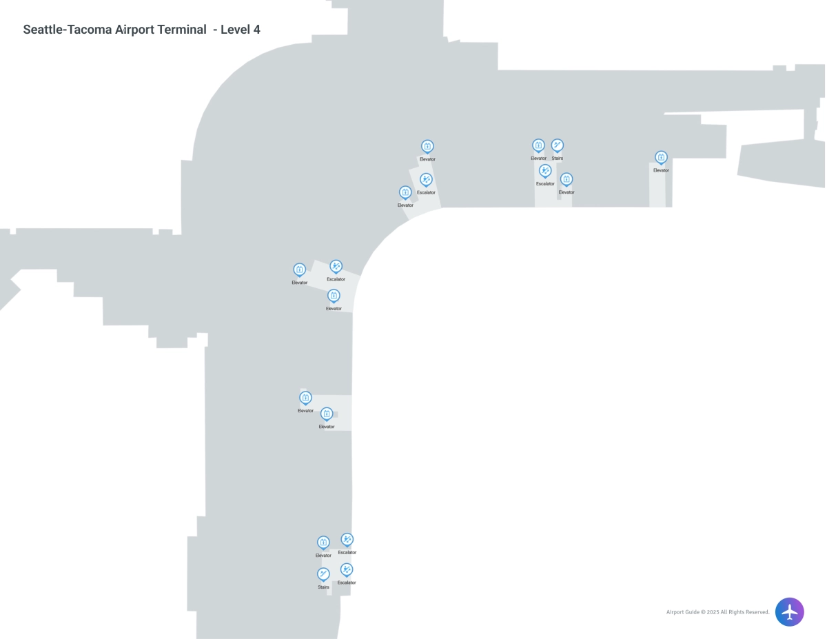 SEA Terminal Level 4 map