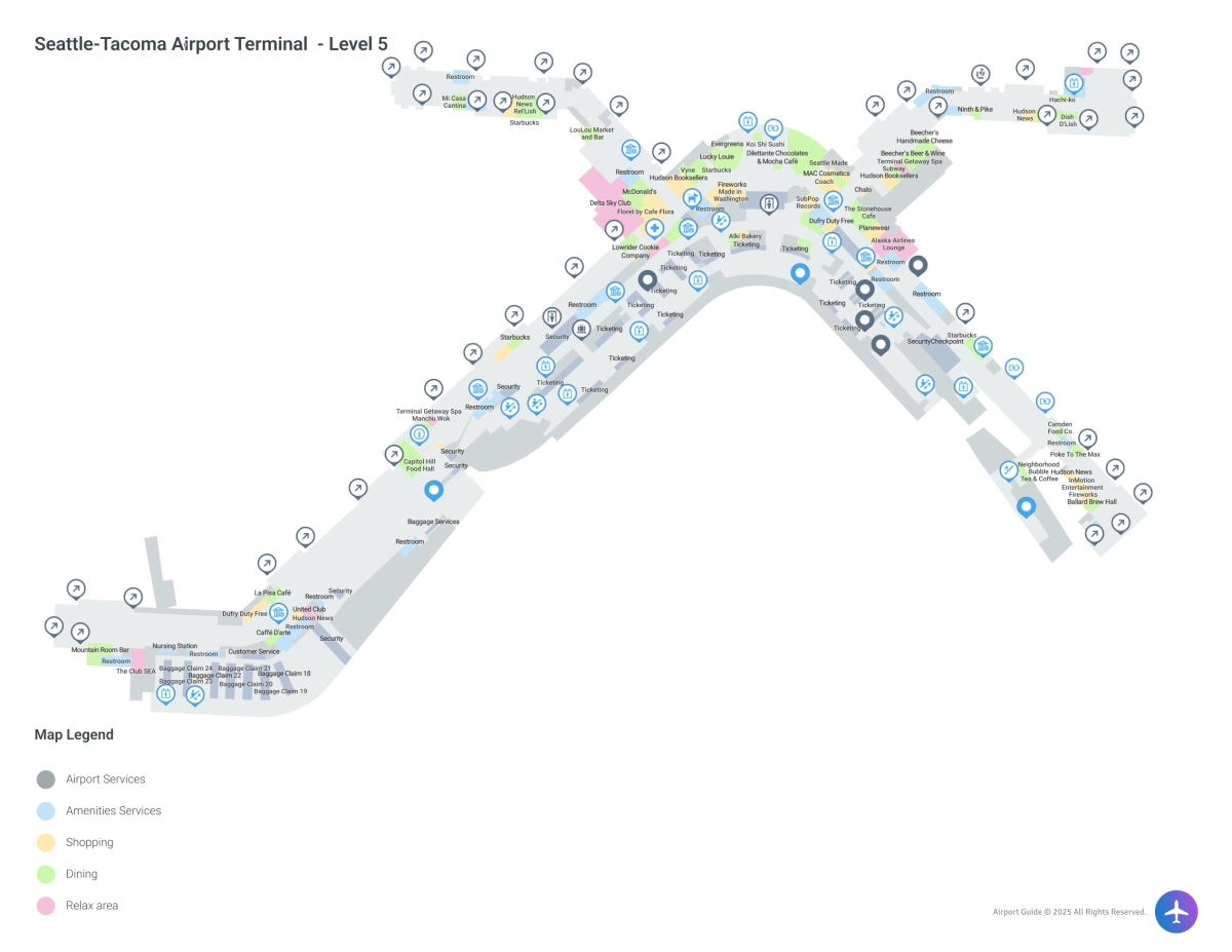 SEA Terminal / Level 5 Map