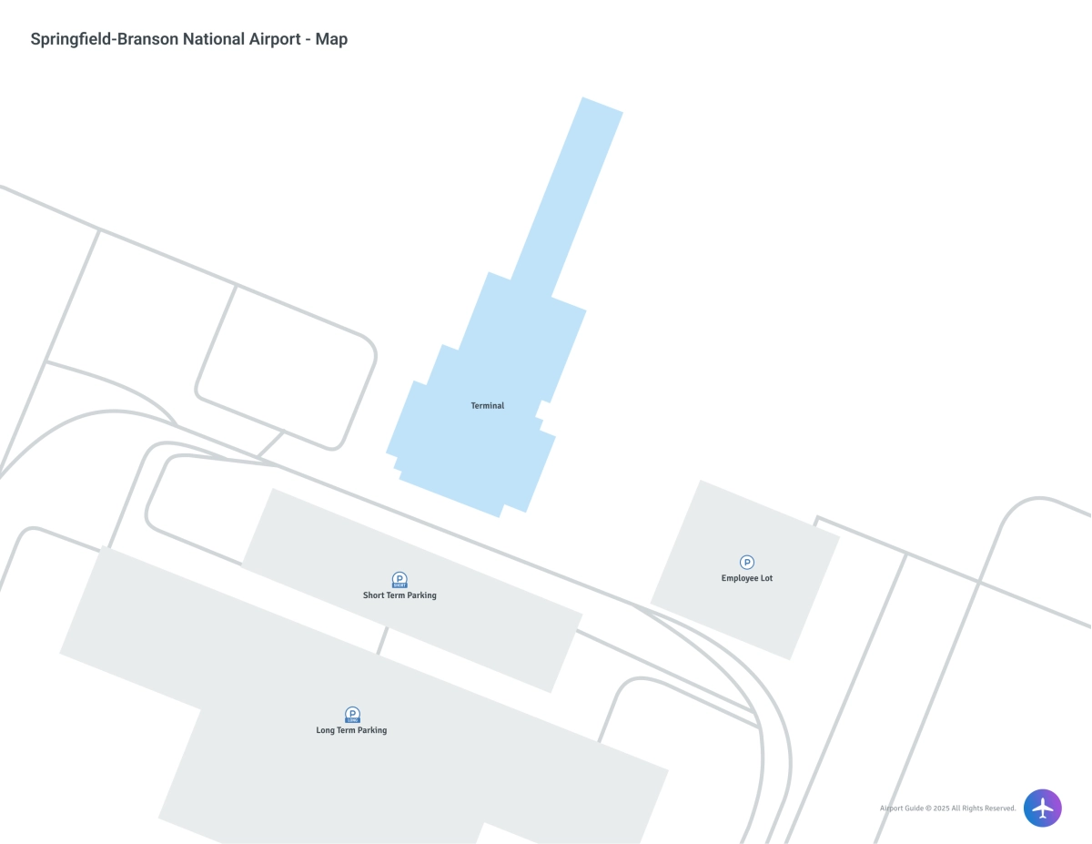 Springfield-Branson National Airport (SGF) Map