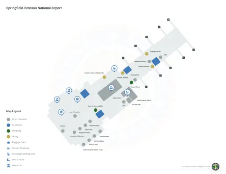 SGF Airport Terminal Map