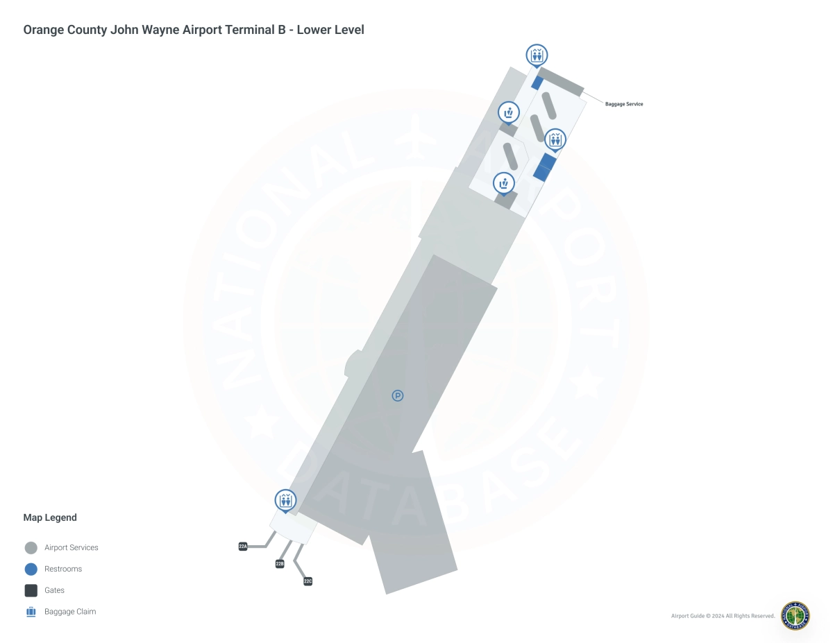 SNA Terminal C / Upper Level Map