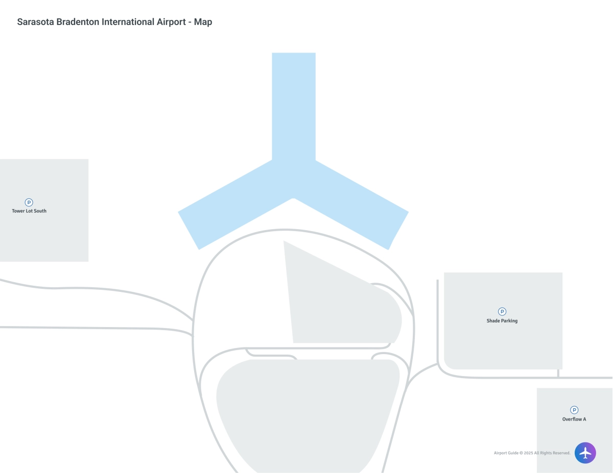 Sarasota/Bradenton International Airport (SRQ) Map