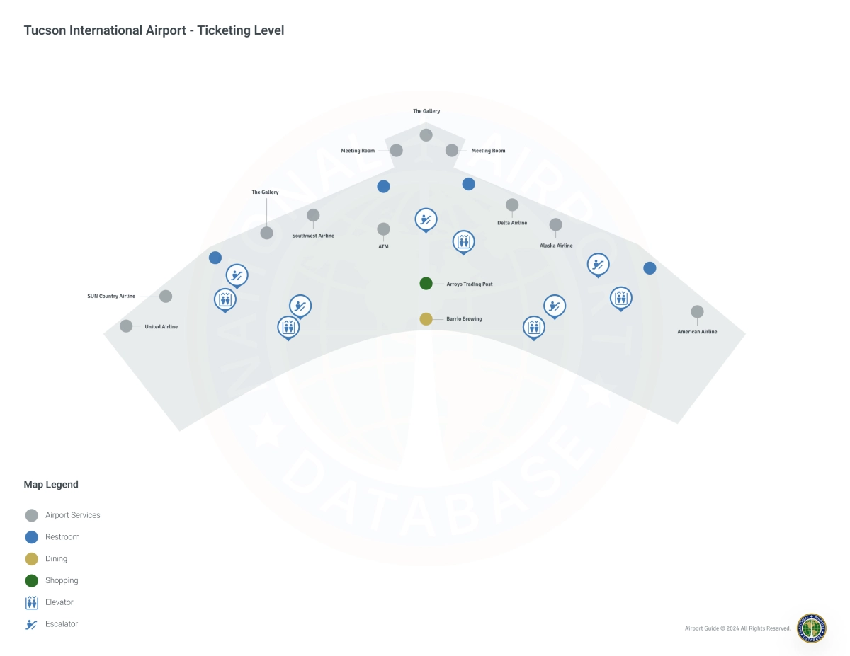 TUS Terminal / Level 2 Map